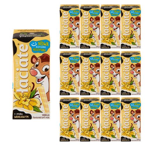 Łaciate Mleko UHT o smaku waniliowym 200 ml x 12 sztuk na Arena.pl