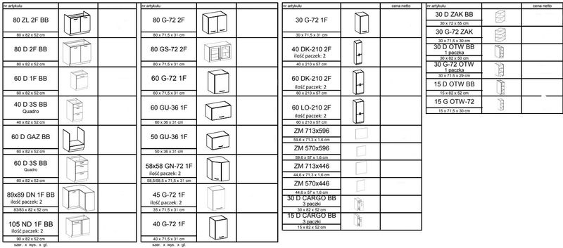 Meble kuchenne MODENA - 260 CM czarny/dąb artisan zdjęcie 2