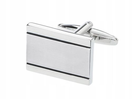 STALOWE SPINKI + PUDEŁKO Męskie do Mankietów Koszuli Garnituru GREG d61 na Arena.pl