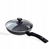 Patelnia Edenberg 24 cm non-stick z pokrywką do indukcji