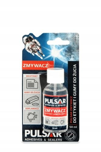 ZMYWACZ DO NAKLEJEK ETYKIET GUMY DO ŻUCIA PULSAR ODPLAMIACZ 50 ml na Arena.pl