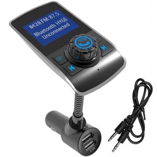 TRANSMITER FM BLUETOOTH MP3 2x USB 3.1A ŁADOWARKA na Arena.pl