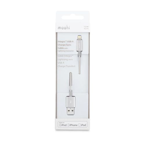Moshi Integra kabel Apple Lightning MFi 1,2 m (Jet Silver) na Arena.pl