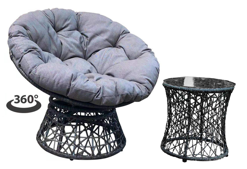 Leżanka ogrodowa TWIST technorattan zdjęcie 1