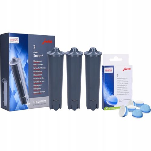 Tabletki do czyszczenia ekspresu Jura 62715 + 3x filtr Jura Claris na Arena.pl