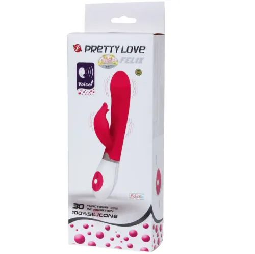 pretty love felix system głosowy 30 trybow silikonowy 20,5cm fioletowy na Arena.pl