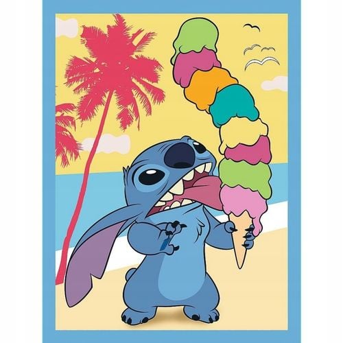 puzzle 2w1+memos wesoły dzien lilo&stitch 93585 na Arena.pl