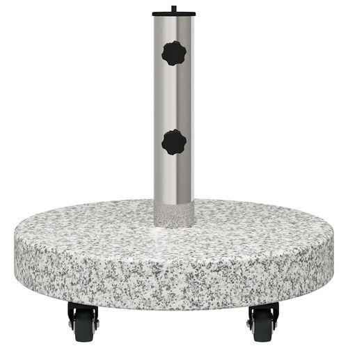 Podstawa do parasola Szary 45 x 45 x 45 cm Granit na Arena.pl