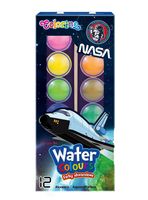 farby akwarelowe 12 kolorów nasa colorino