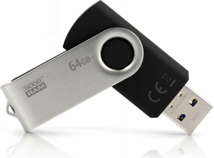 Pendrive 64GB GOODRAM Twister USB 3.0 czarny zdjęcie 10