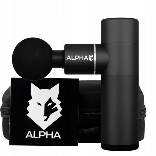 PISTOLET DO MASAŻU MOCNY MASAŻER MASSAGE GUN ALPHA na Arena.pl