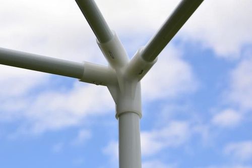 Pawilon ogrodowy 3 x 3 m + 2 ścianki boczne z oknami na Arena.pl