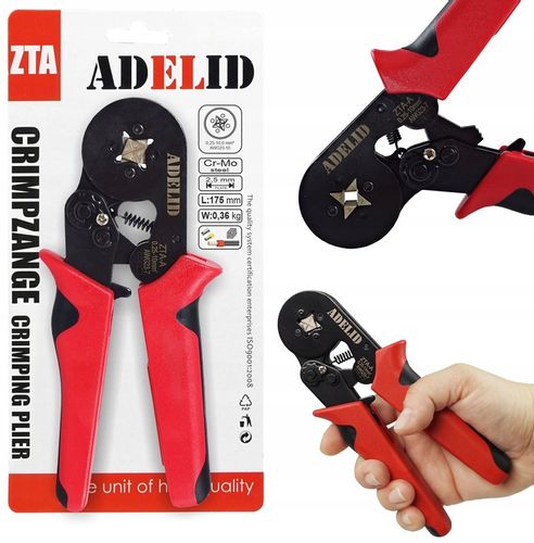 ADELID ZACISKARKA PRASKA KABLI TULEJEK KOŃCÓWEK 10 na Arena.pl