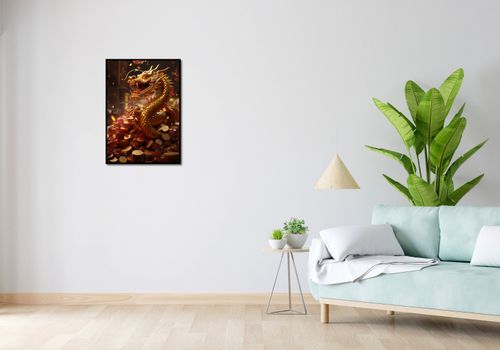 Plakat 50x70cm Smok Bogactwa na Arena.pl