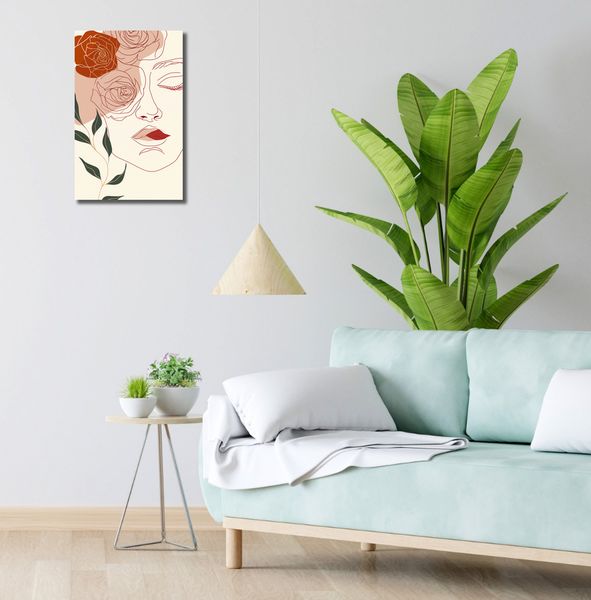Obraz 30x50cm Beż i Twarz zdjęcie 2