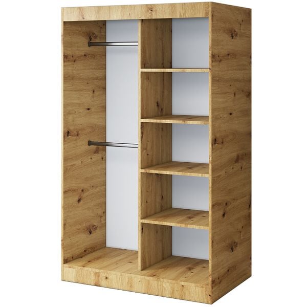 Korpus szafy 120 Regał BIAŁA - RÓŻNE UKŁADY zdjęcie 4