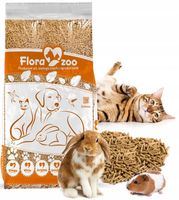 ŻWIREK DREWNIANY DLA KOTA KRÓLIKA NATURALNY 15KG