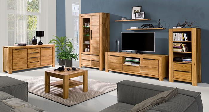 Półka duża dębowa Parma zdjęcie 4