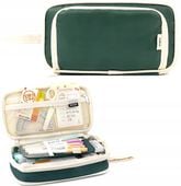 Piórnik Duży Wielofunkcyjny Saszetka Trzykomorowy