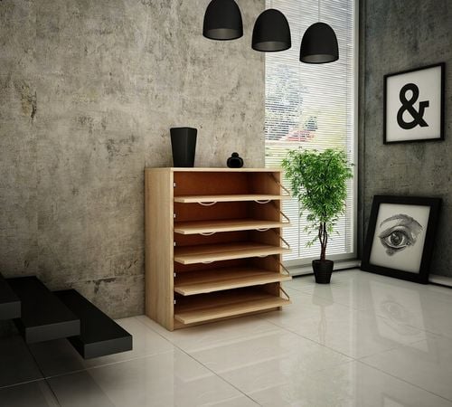 Szafka na buty 5S SONOMA regał na obuwie duża pojemna garderoba na Arena.pl