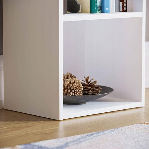 REGAŁ 80CM PÓŁKA SZAFKA KSIĄŻKI SEGREGATORY BIAŁY na Arena.pl