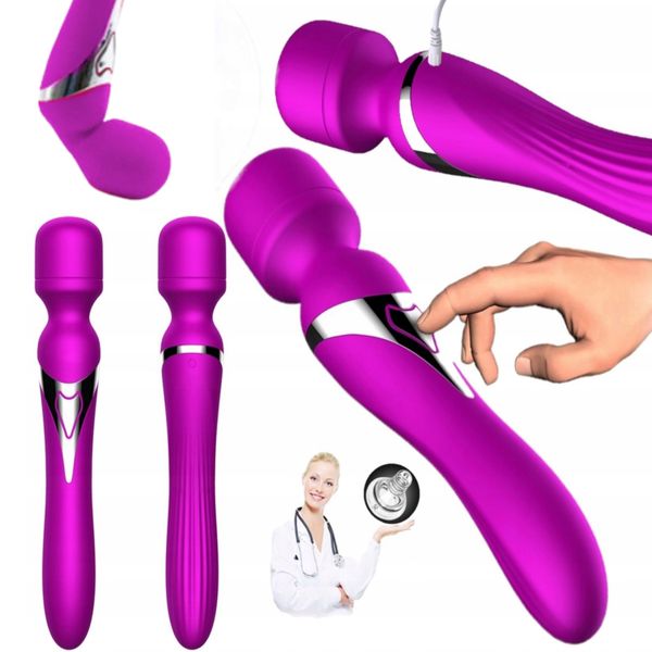 Podwójny Wibrator Masażer Łechtaczki 2 Końce 7Tryb zdjęcie 3