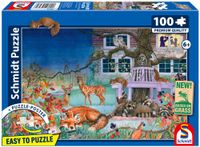 Puzzle 100 PQ Zwierzęta nocą 113646