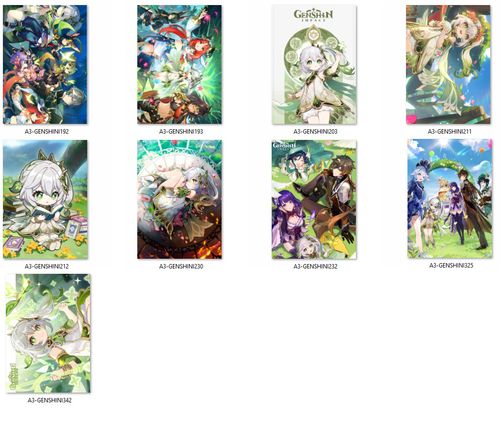 Plakaty Genshin Impact Nahida Kusanali DO WYBORU na Arena.pl