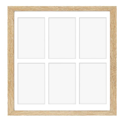 Ramka na 6 zdjęć Hekla 40x40x6 MDF galeria sonoma jasna 1szt. na Arena.pl