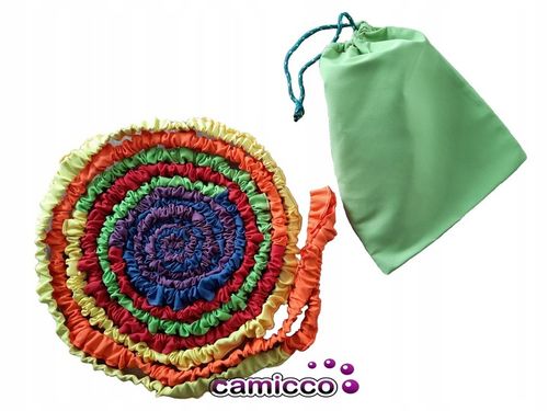 GUMA SENSORYCZNA tęczowa ANIMACYJNA do tańca gumy zabaw animatorów 7 m na Arena.pl