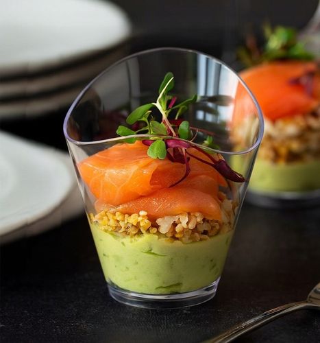 Pojemnik fingerfood pojemniki na desery przekąski fala 120 ml 24 szt. na Arena.pl