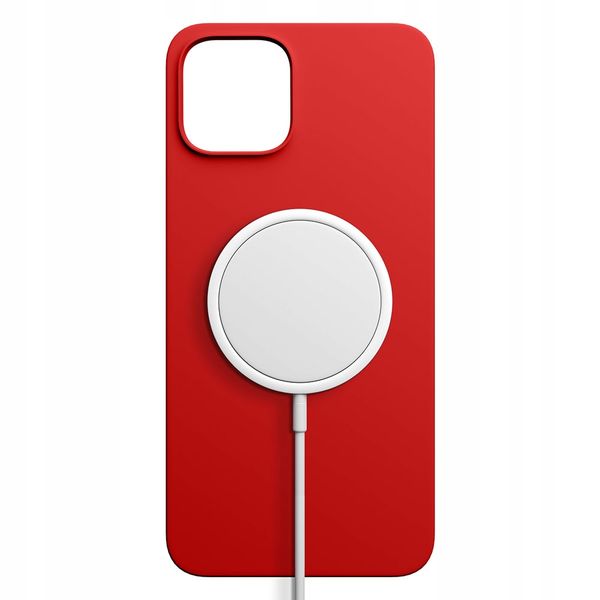 Etui na Apple iPhone 14 Plus - 3mk HARDY Silicone MagCase Red zdjęcie 14