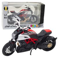 ND24_22606 Motocykl Sportowy Metalowy Swiatla Dzw