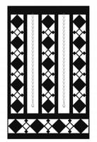 P34 Panel ażurowy nowoczesny geometryczny dekoracja loft premium 90x140