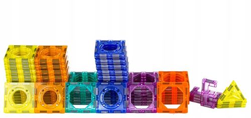 ZESTAW KLOCKI MAGNETYCZNE KONSTRUKCYJNE UKŁADANKA TOR ZAMEK FIGURKI 268 EL na Arena.pl