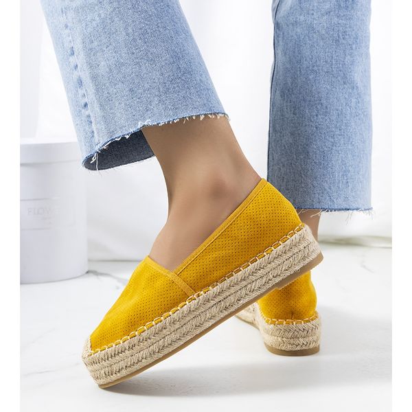Żółte espadryle ażurowe Capelle r.40 zdjęcie 3