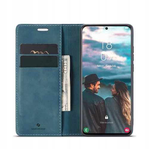 Spacecase Wallet Galaxy S21 Fe Blue na Arena.pl