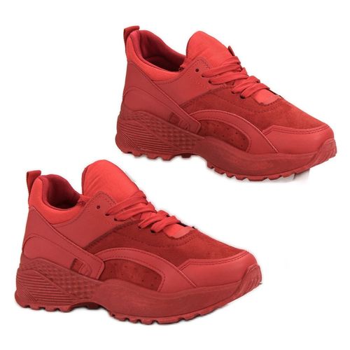 Czerwone Sneakersy Na Platformie r.36 na Arena.pl