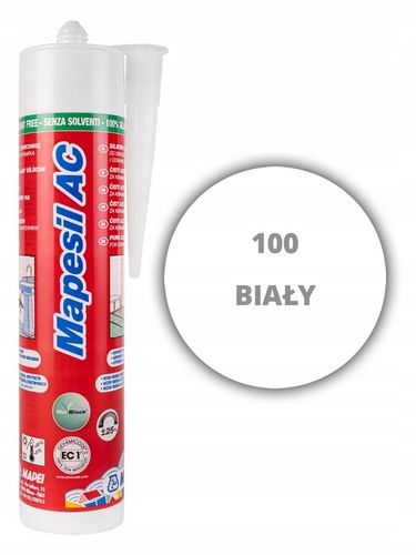 SILIKON MAPEI MAPESIL AC 310ml biały 100 na Arena.pl