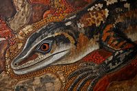 Plakat 91,5x61cm Oko Jaszczurki