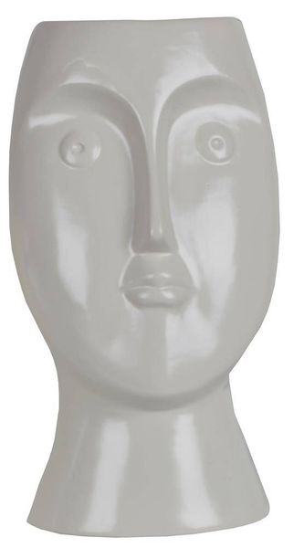 Wazon porcelanowa beżowa twarz zdjęcie 1
