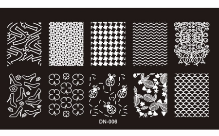 BELCORE GLAM PLATES BLASZKI DO STEMPLI - DN 06 na Arena.pl