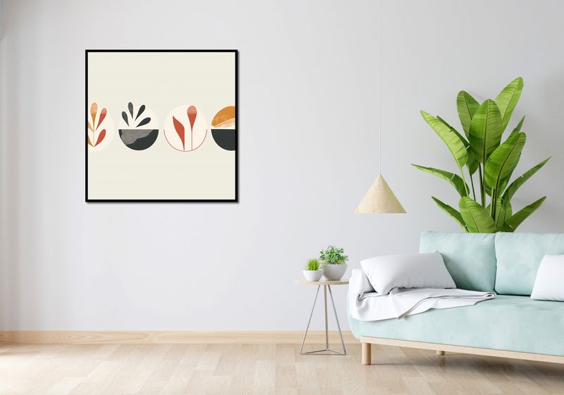 Plakat 90x90cm Cztery Okrąglaki zdjęcie 4