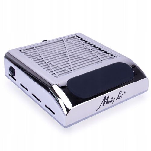 Pochłaniacz Pyłu Do Paznokci MOLLYLAC Kasetowy Filtr Mocny Srebrny 80W na Arena.pl