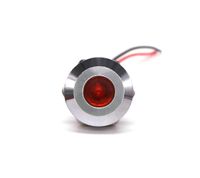 Lampka kontrolna deski rozdzielczej LED kolory 14mm Czerwony