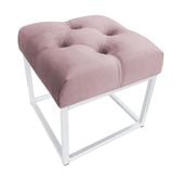 Pufa CHESTERFIELD LOFT ławka postawa biała MG55