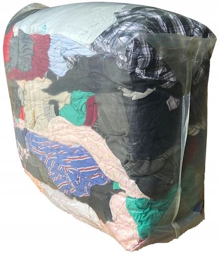 Czyściwo Bawełniane Przemysłowe BHP mix Posortowane bez Guzików Zamków 10kg na Arena.pl