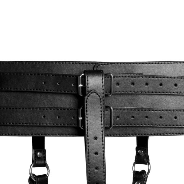 belt with vibrator holder - black zdjęcie 5