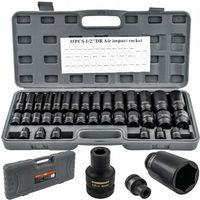 NASADKI UDAROWE HEX 1/2 CR-V 35SZT 38MM 78MM DO KLUCZA UDAR PM-ZNU-832T