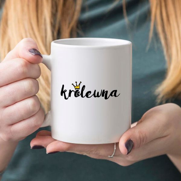 Kubek z napisem - królewna zdjęcie 1
